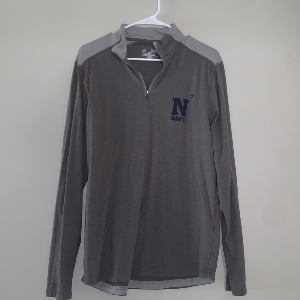 Men’s under armour Navy Quarter zip(M)
